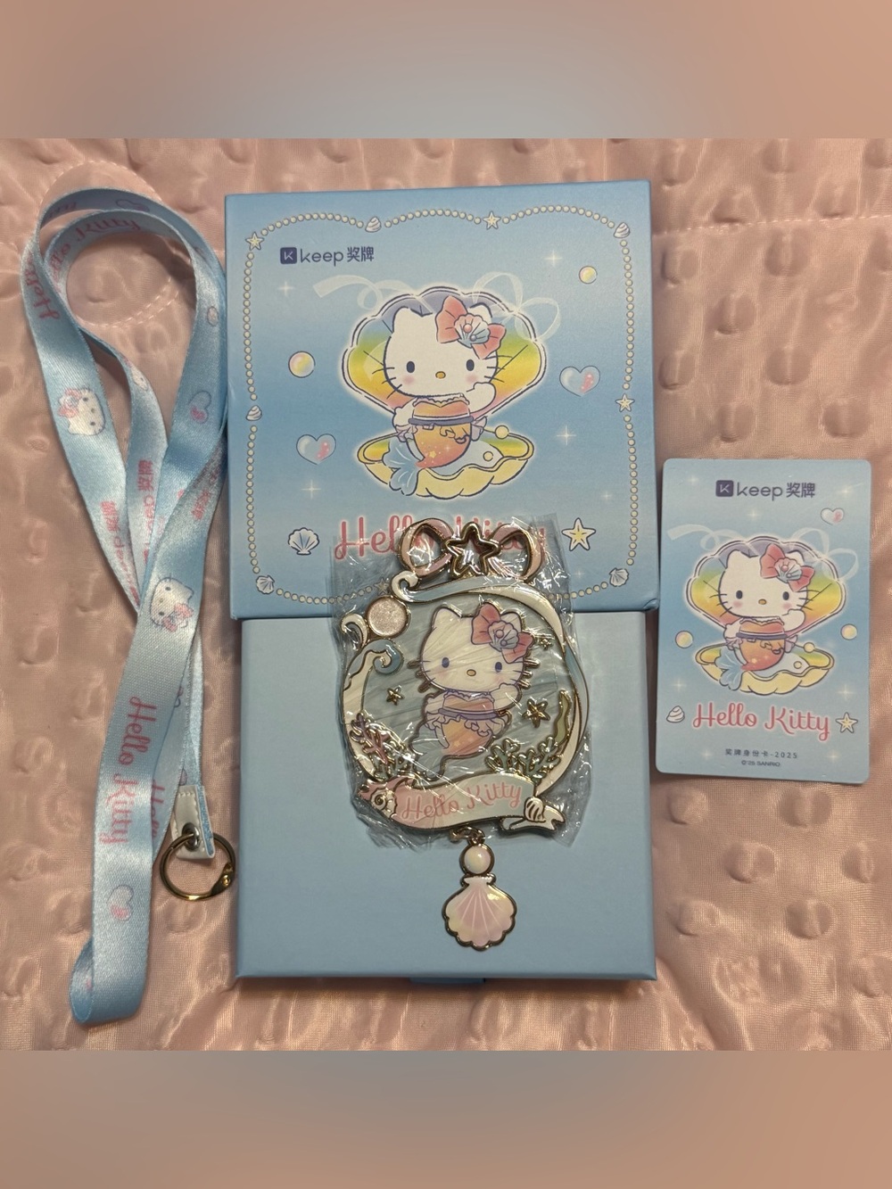 🆕 Keep x Sanrio Hello Kitty mermaid character pendant.